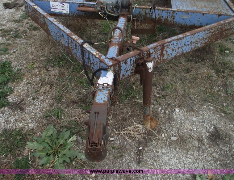 image for item C5919 2002 shop built 15' flatbed trailer