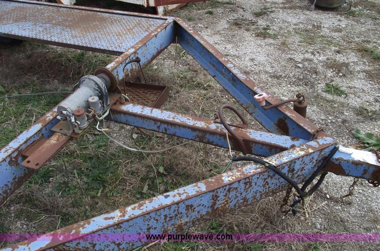 image for item C5919 2002 shop built 15' flatbed trailer