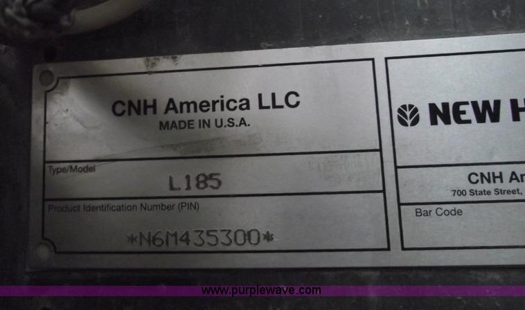 image for item C5938 2005 New Holland L185 skid steer