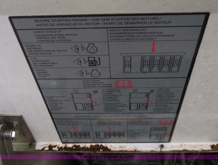 image for item C5939 2004 Wacker LTC4L towable light tower/generator