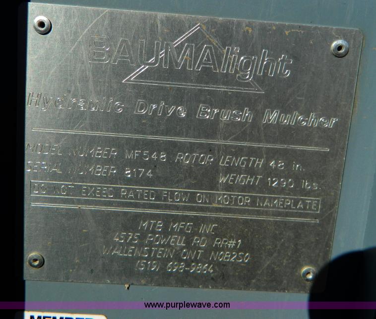 image for item D8642 Bauma Light MF548 brush mulcher