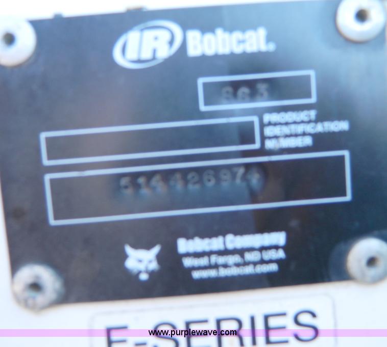 image for item D8644 1998 Bobcat 863 skid steer