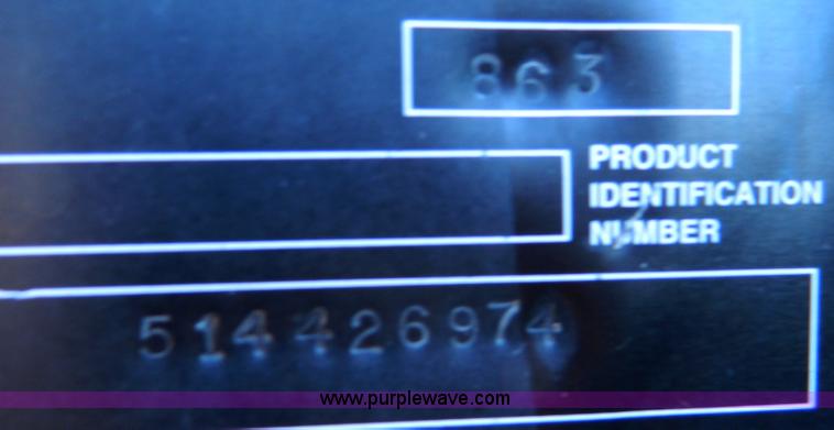 image for item D8644 1998 Bobcat 863 skid steer