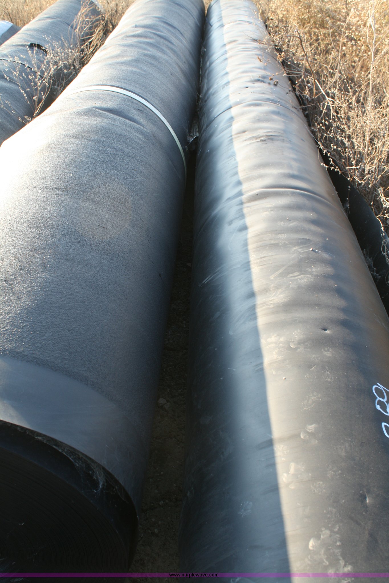 (3) partial rolls of landfill liner in Lansing, KS Item B9491 sold
