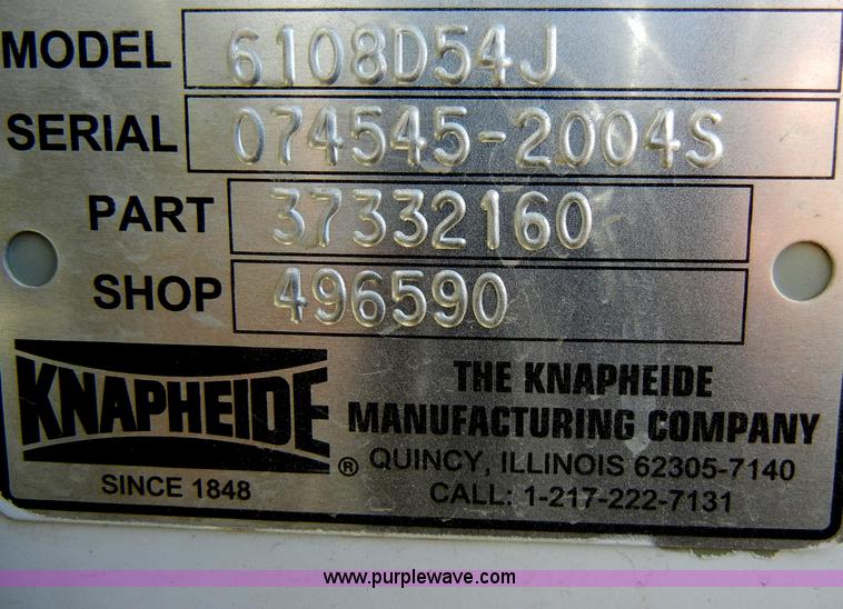 image for item A3381 Knapheide utility bed