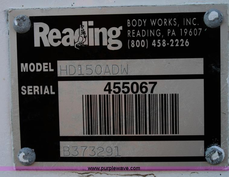 image for item A6625 Reading HD150ADW utility bed