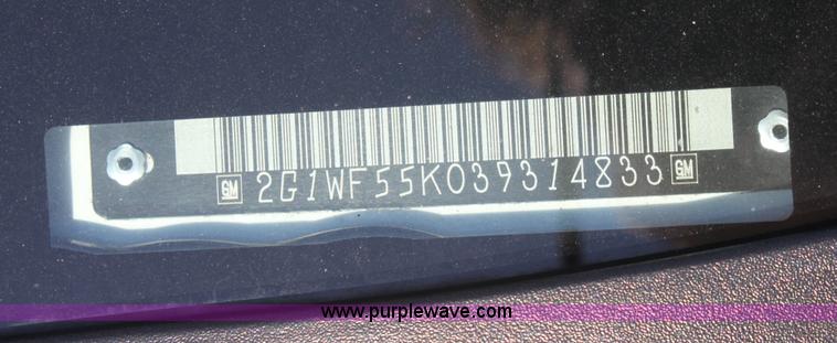 image for item B8718 2003 Chevrolet Impala