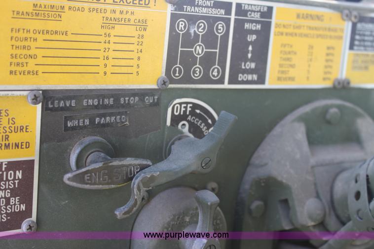 image for item B8725 1974 Kaiser Military truck