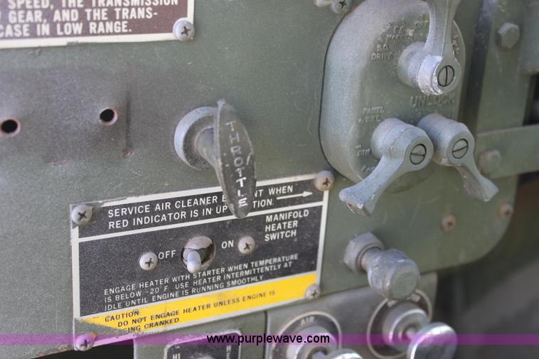 image for item B8725 1974 Kaiser Military truck