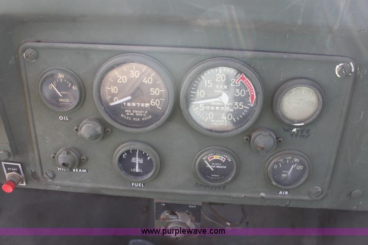 image for item B8725 1974 Kaiser Military truck