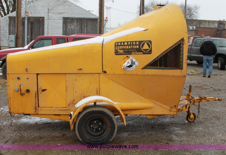 image for item B8770 Champion sewer rodder machine