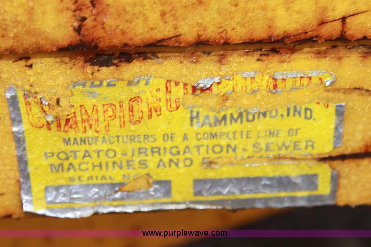 image for item B8770 Champion sewer rodder machine