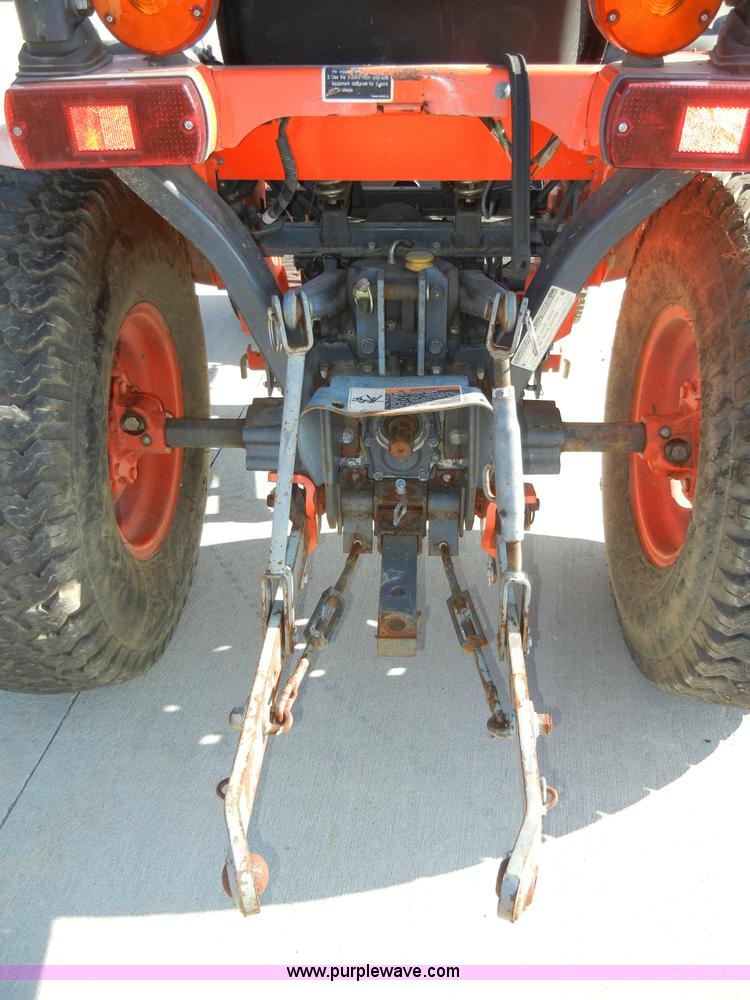 image for item H9172 Kubota B2400 tractor with mower