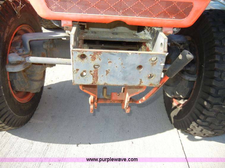 image for item H9172 Kubota B2400 tractor with mower