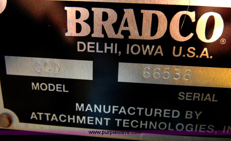 image for item H9198 Bradco 625 trencher attachment