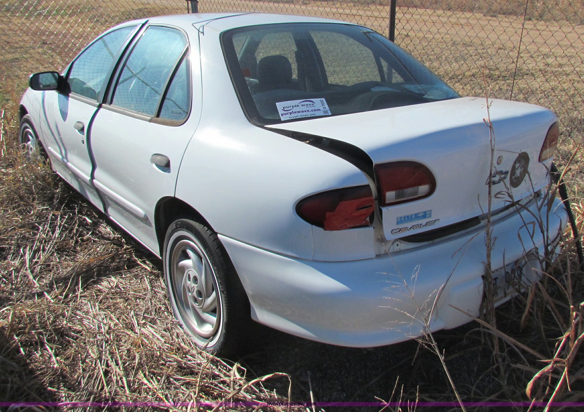1999 Chevrolet Cavalier in Anthony, KS Item B7022 sold Purple Wave