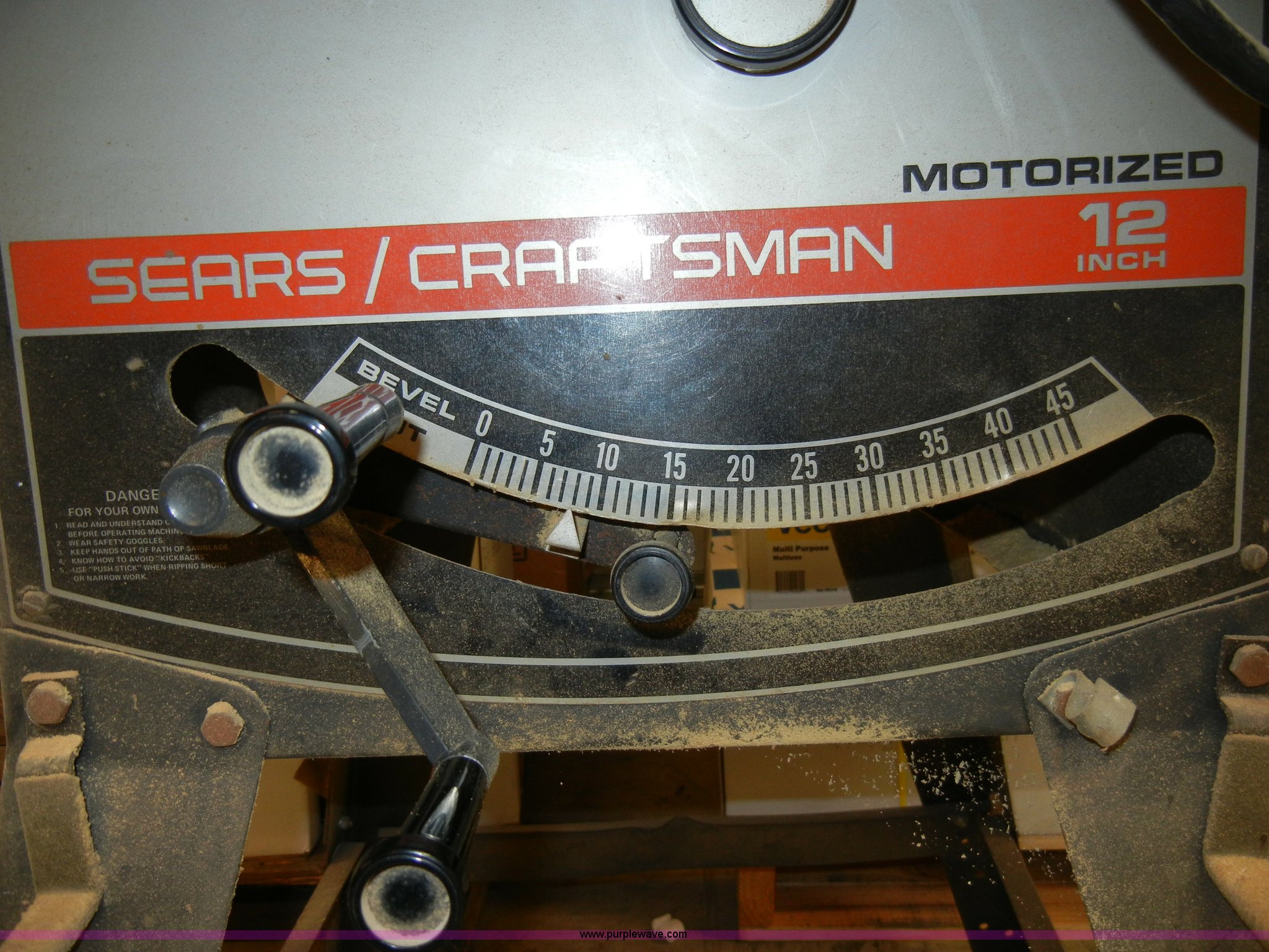 Craftsman XR2424 12" table saw in Bonner Springs, KS Item H9184 sold