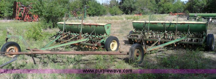 image for item A1732 (2) John Deere DR-A 16 hole drills