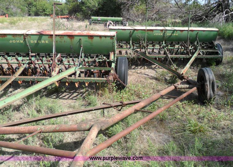 image for item A1732 (2) John Deere DR-A 16 hole drills