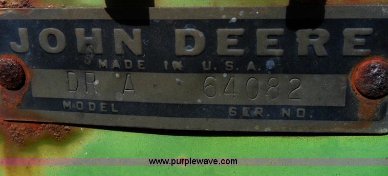 image for item A1732 (2) John Deere DR-A 16 hole drills