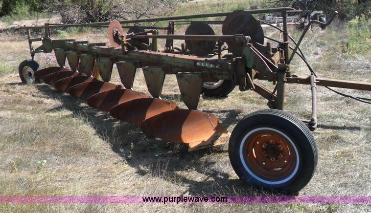 image for item A1738 Oliver seven bottom plow
