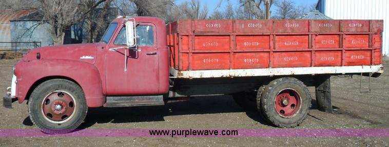 image for item A1784 1951 GMC 2.5 ton wheat truck