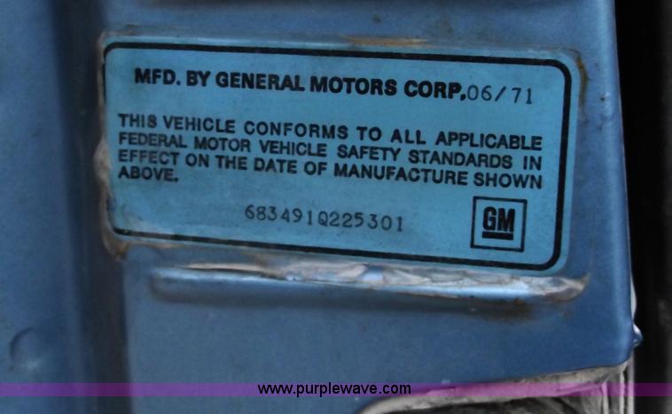 image for item C5929 1971 Cadillac DeVille