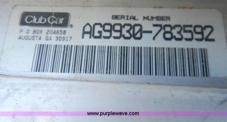 image for item H9232 Ingersoll Rand Club Car  golf cart