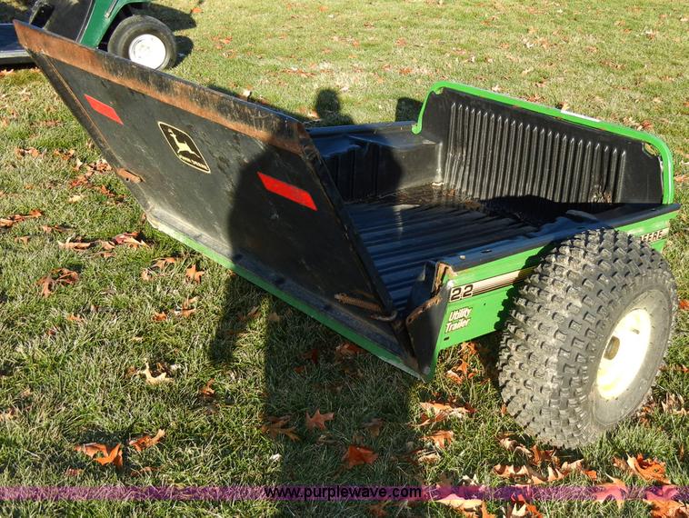 John Deere 22 utility trailer in Wamego, KS Item H9233 sold Purple Wave