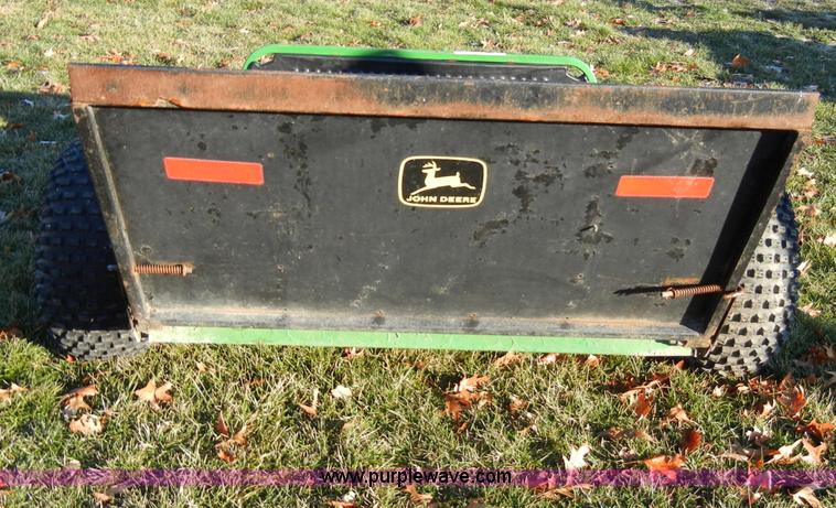 image for item H9233 John Deere 22  utility trailer