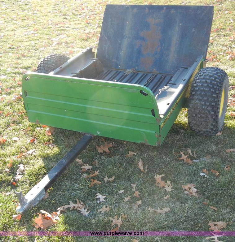 image for item H9233 John Deere 22  utility trailer