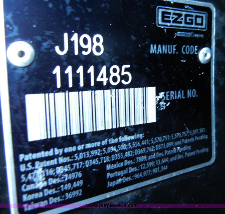 image for item H9234 EZ Go Freedom  golf cart