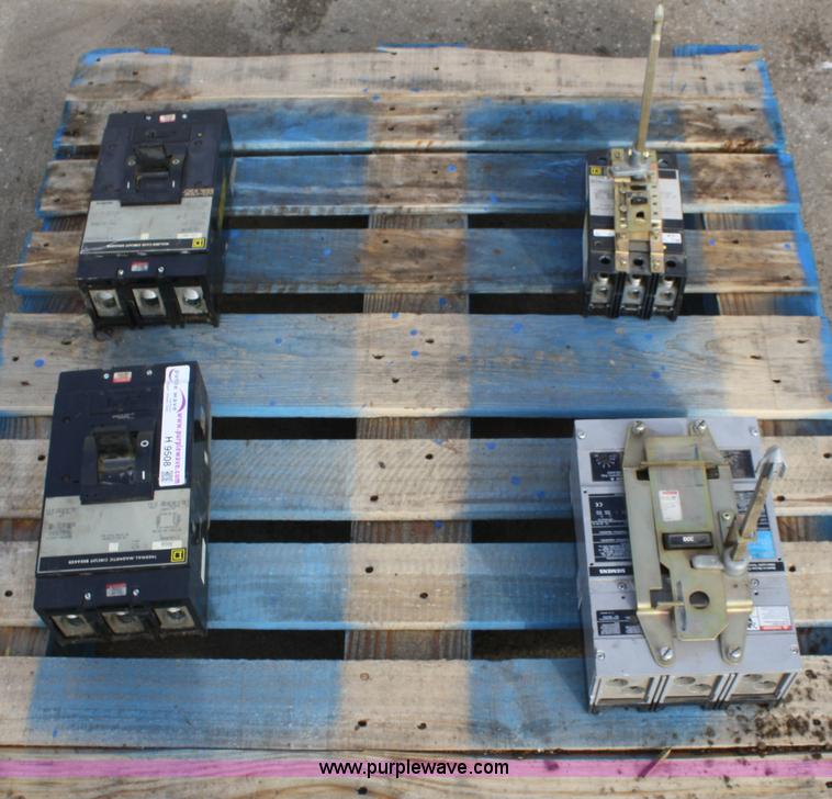 image for item H9508 (4) three phase breakers