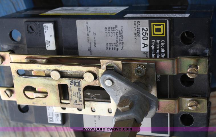 image for item H9508 (4) three phase breakers