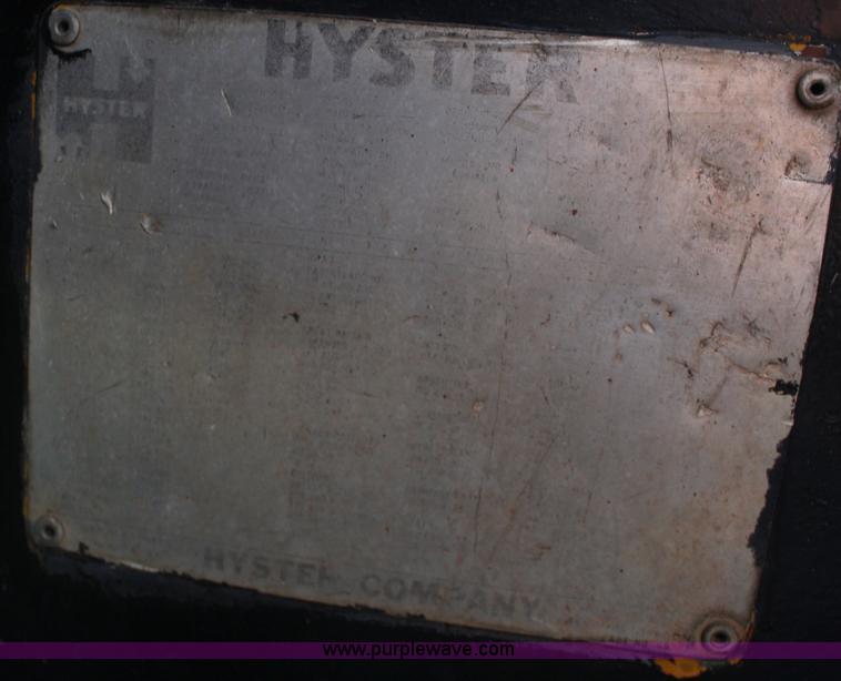 image for item A6511 Hyster H180E forklift