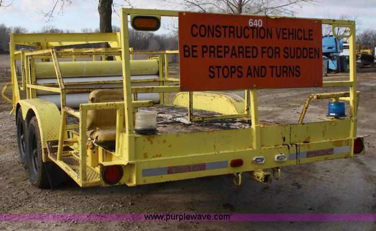 image for item A6606 1993 tandem axle gooseneck trailer