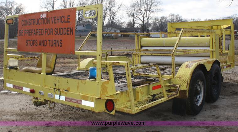 image for item A6606 1993 tandem axle gooseneck trailer
