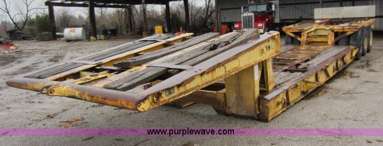 image for item A5660 1980 Shopbuilt 50 ton drop down trailer