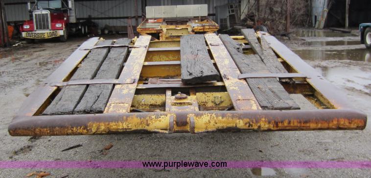 image for item A5660 1980 Shopbuilt 50 ton drop down trailer