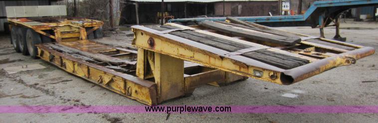 image for item A5660 1980 Shopbuilt 50 ton drop down trailer