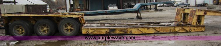 image for item A5660 1980 Shopbuilt 50 ton drop down trailer