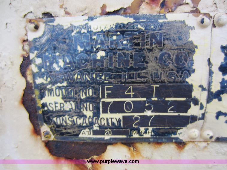 image for item A5660 1980 Shopbuilt 50 ton drop down trailer