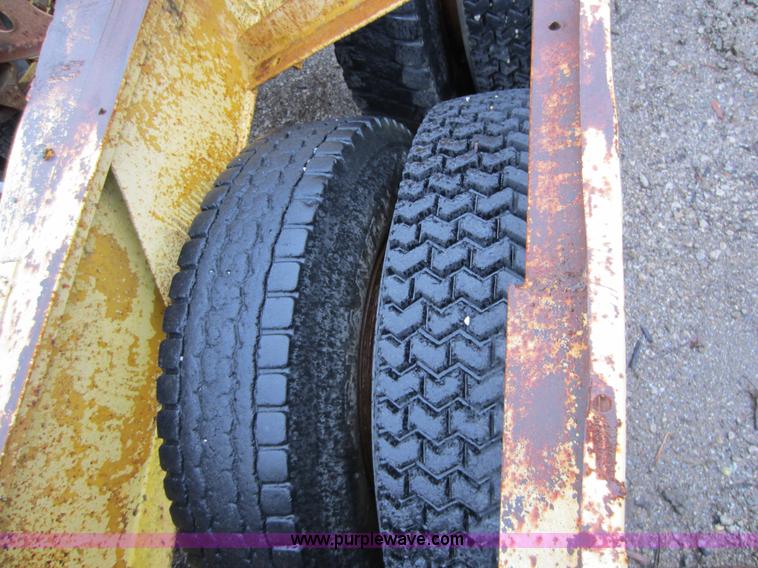 image for item A5660 1980 Shopbuilt 50 ton drop down trailer