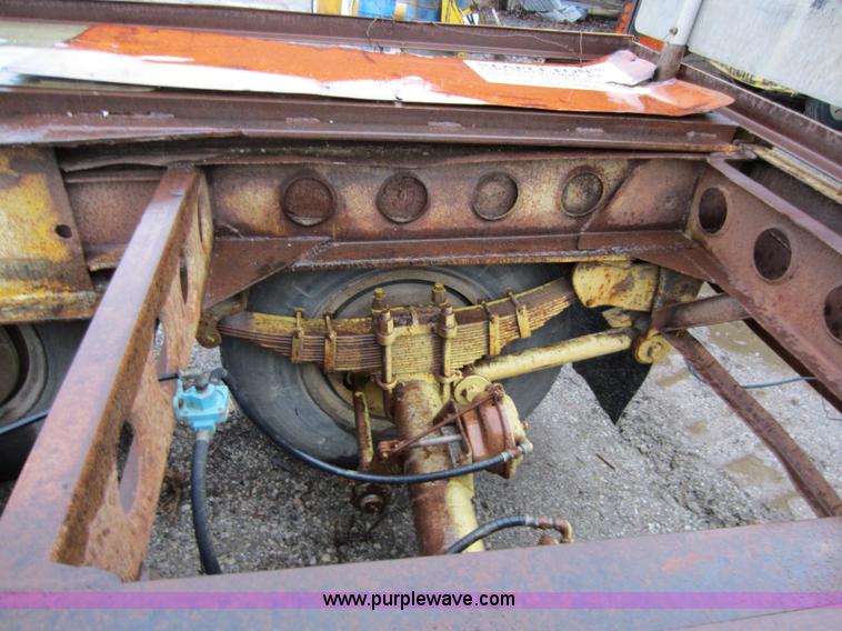 image for item A5660 1980 Shopbuilt 50 ton drop down trailer