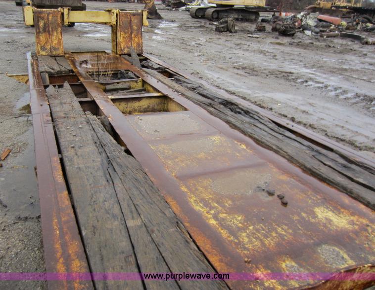 image for item A5660 1980 Shopbuilt 50 ton drop down trailer