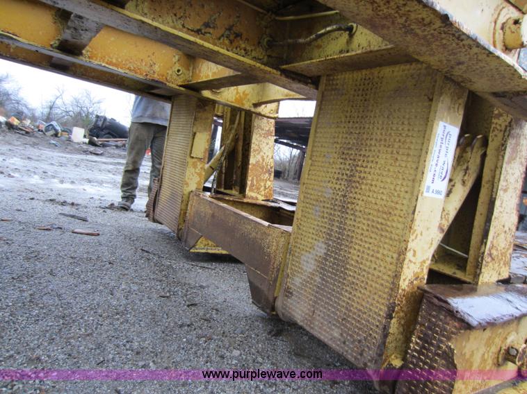 image for item A5660 1980 Shopbuilt 50 ton drop down trailer