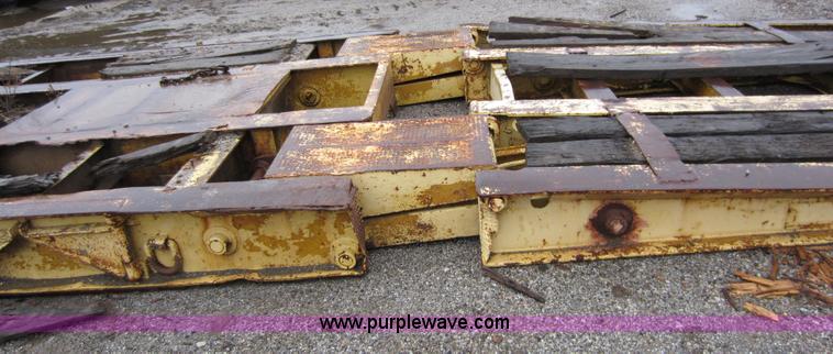 image for item A5660 1980 Shopbuilt 50 ton drop down trailer