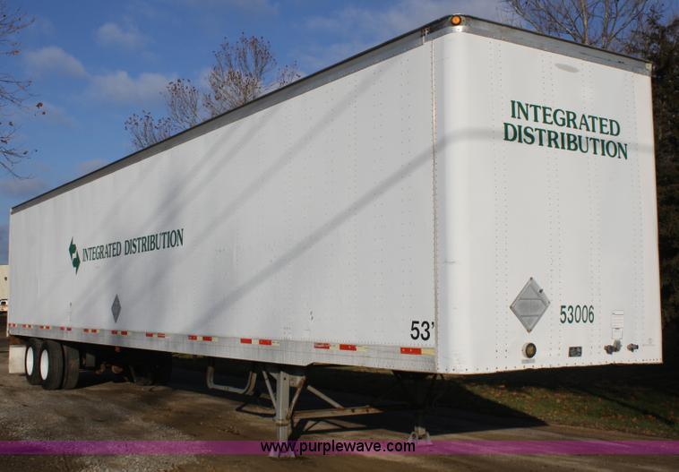 image for item A6510 1998 Trailmobile 53' van trailer