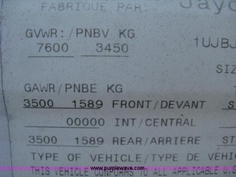 image for item A6024 2003 Jayco Qwest 324G camper trailer