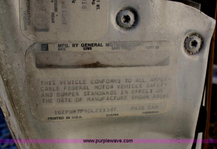 image for item A6632 1986 Pontiac Firebird Trans Am